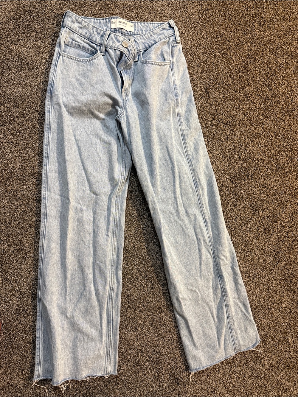 Hollister Light Blue Straight-Leg Men's Jeans